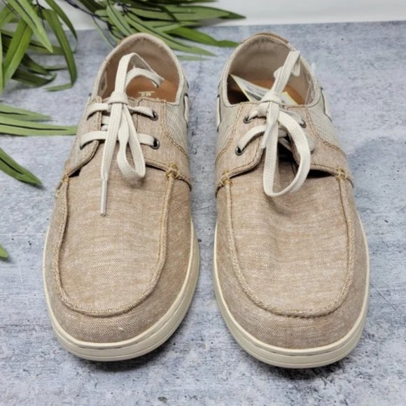 NWT Toms | Culver Loafers - Tan (Toffee Chambray Mix) - Picture 1 of 8